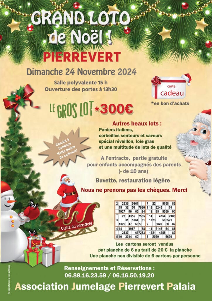 Grand loto de Noël