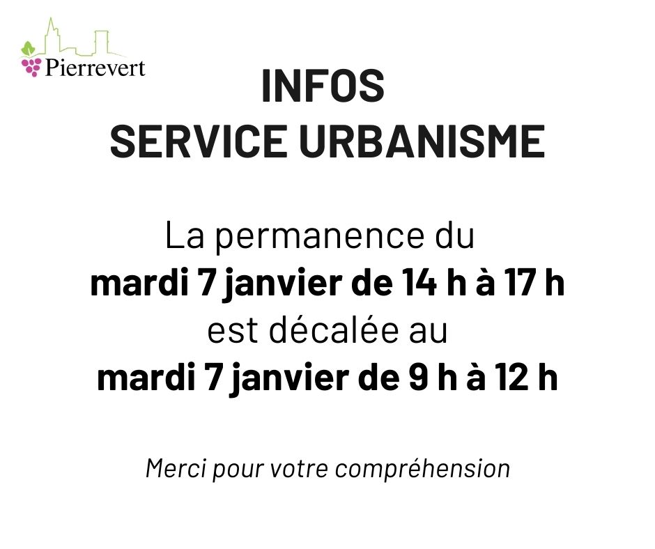 Infos urbanisme