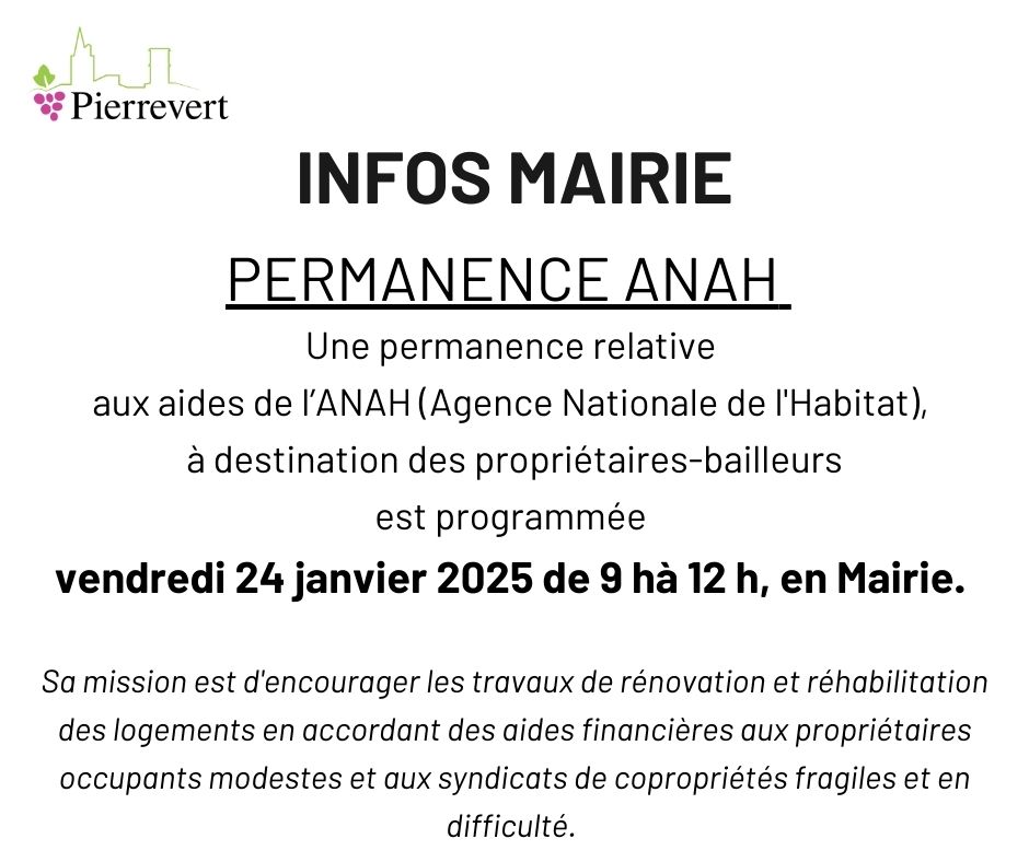 PERMANENCE ANAH